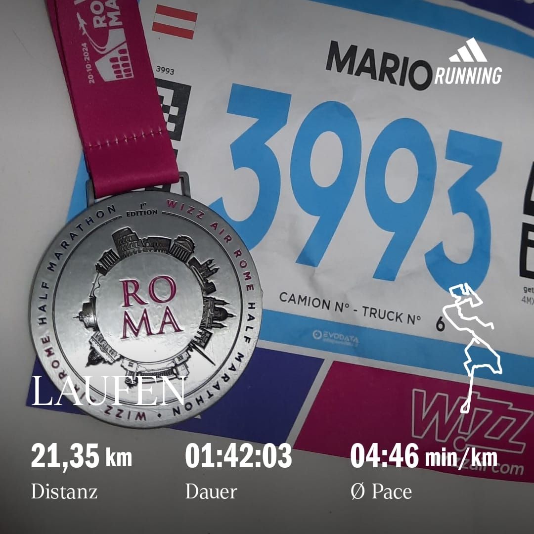 Int. Halbmarathon in Rom 